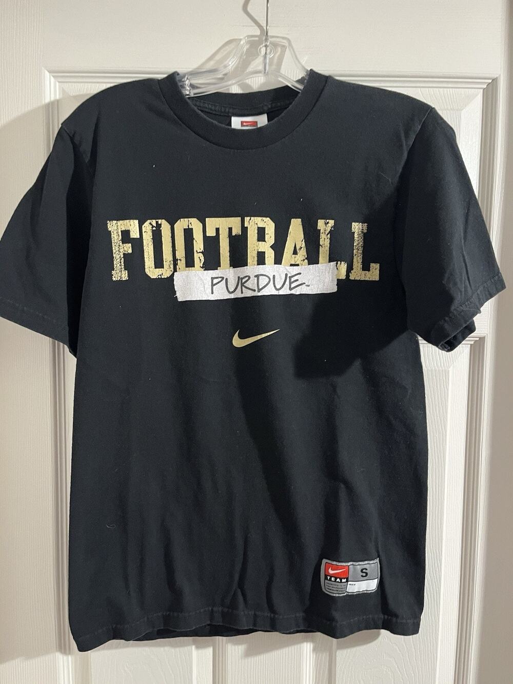Vtg/Y2K Team Nike Purdue Football Shirt Sz S College NCAA